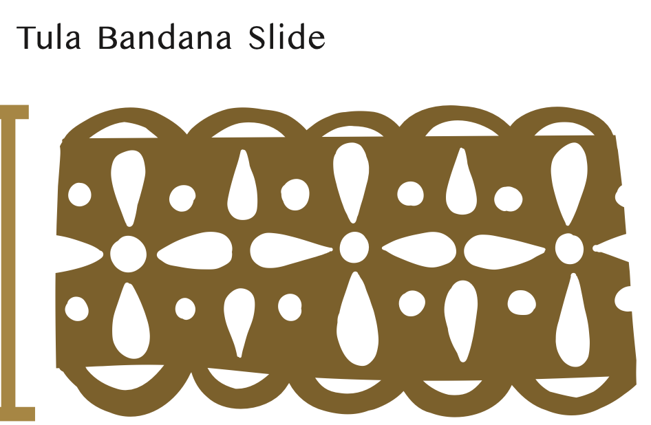 Tula Brass Bandana Slide Ring