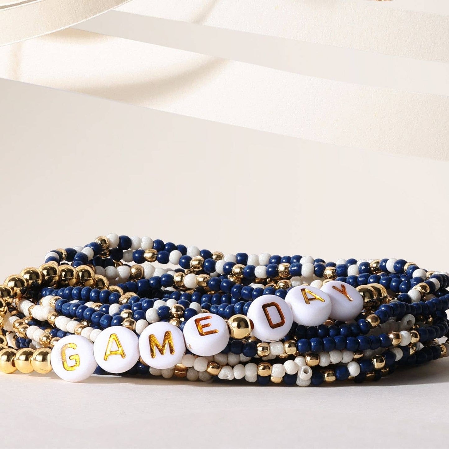 Game Day Beaded Bracelet