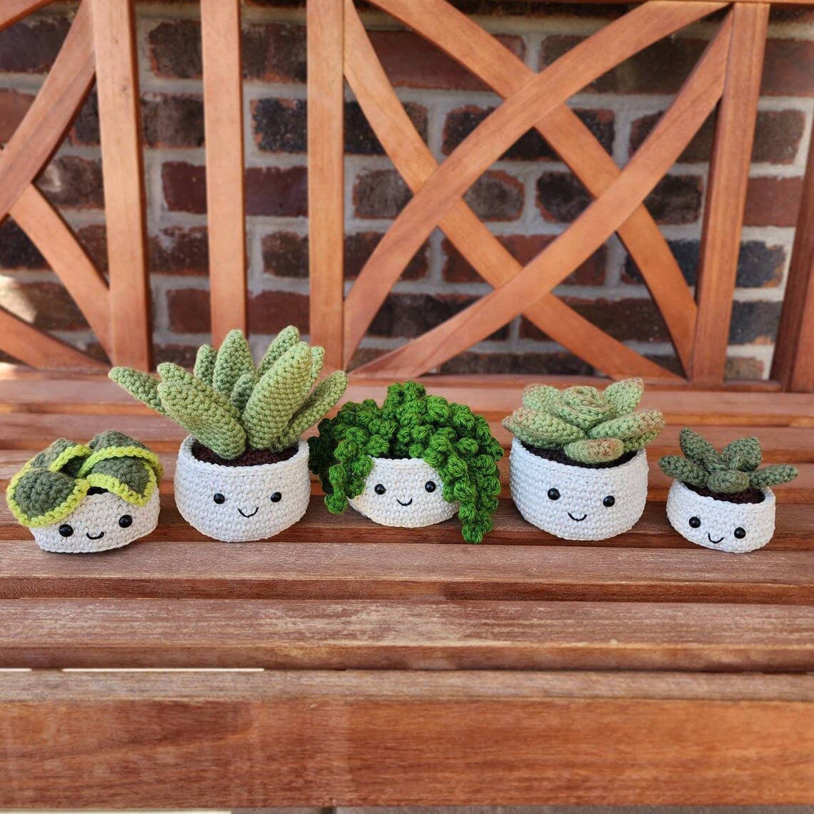Crochet Succulent Plant, Houseplant Decor, Plant Lover Gift