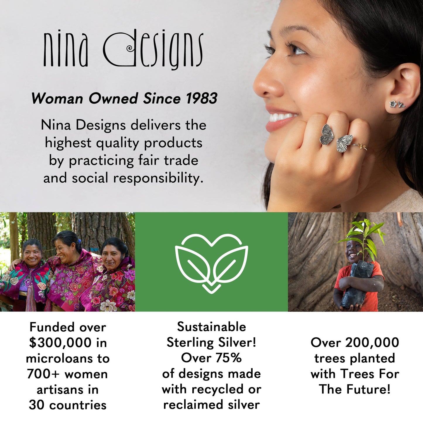 Sterling Silver or Bronze Chunky Skull Ring