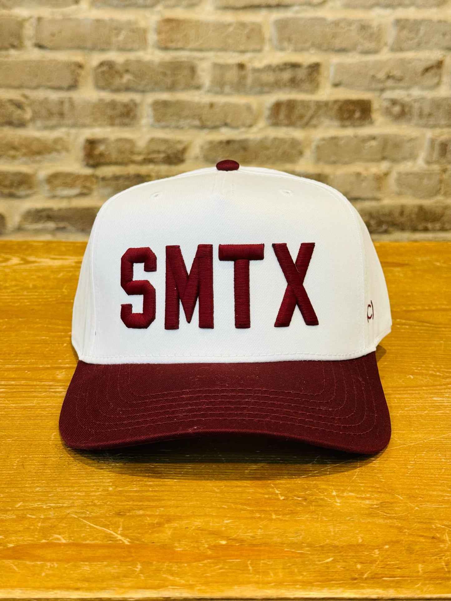 "SMTX" Vintage Two-Tone Hats