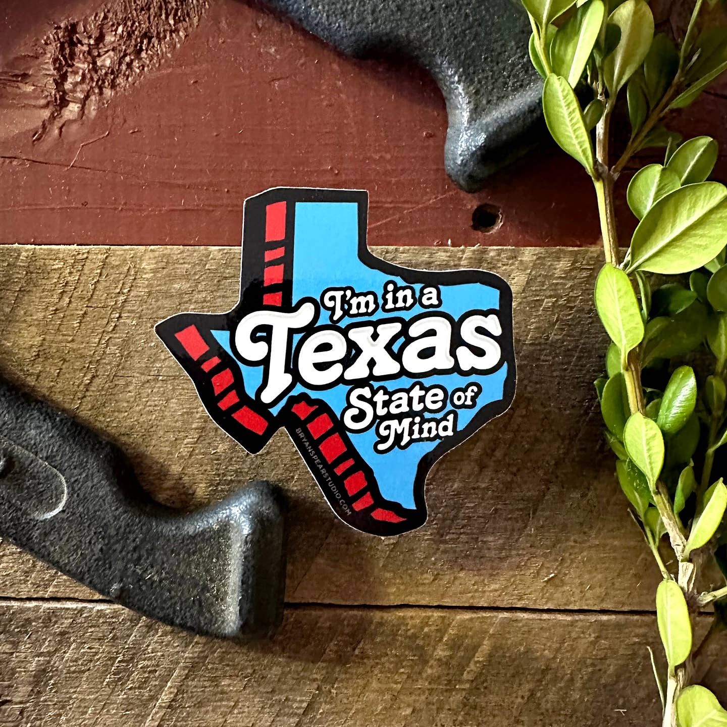 I'm in a Texas State of Mind Sticker