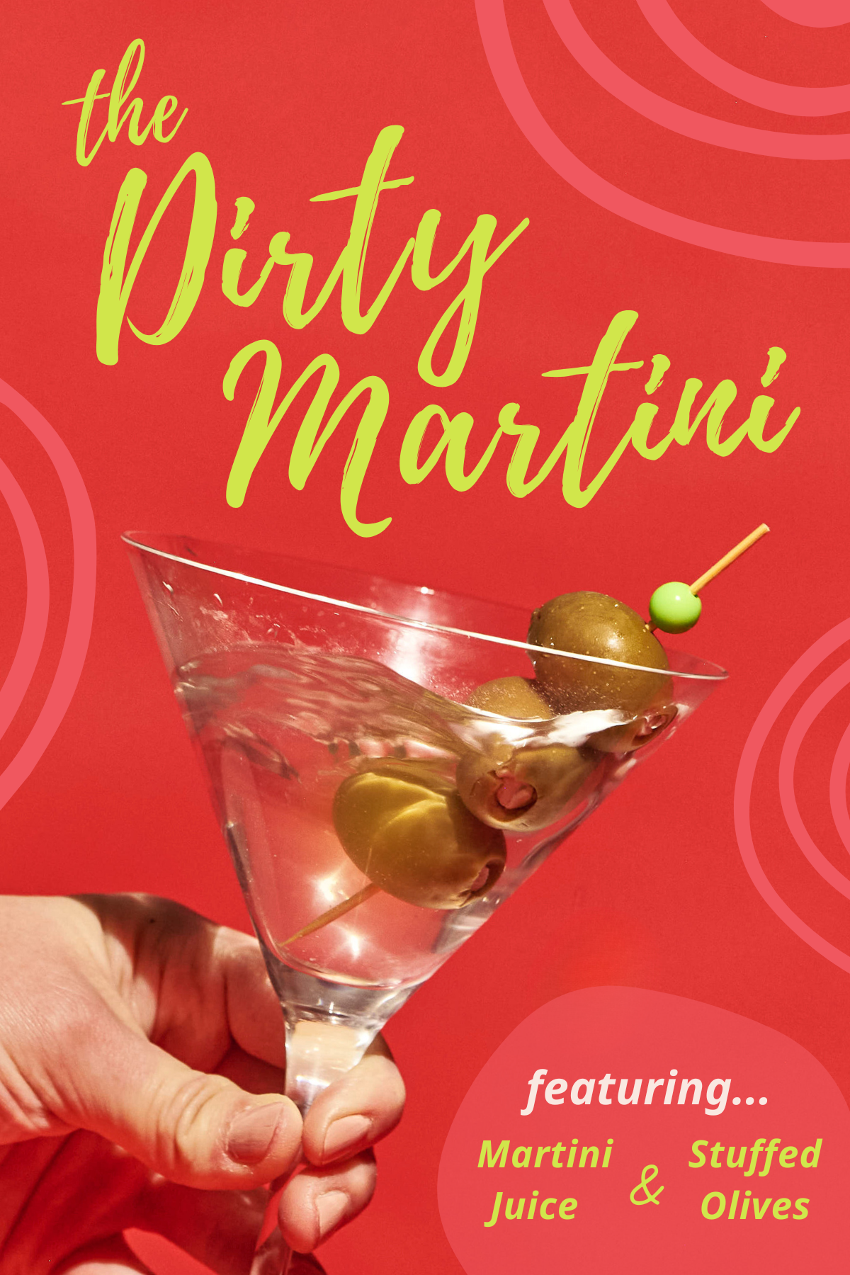 The Dirty Martini Cocktail Gift Set