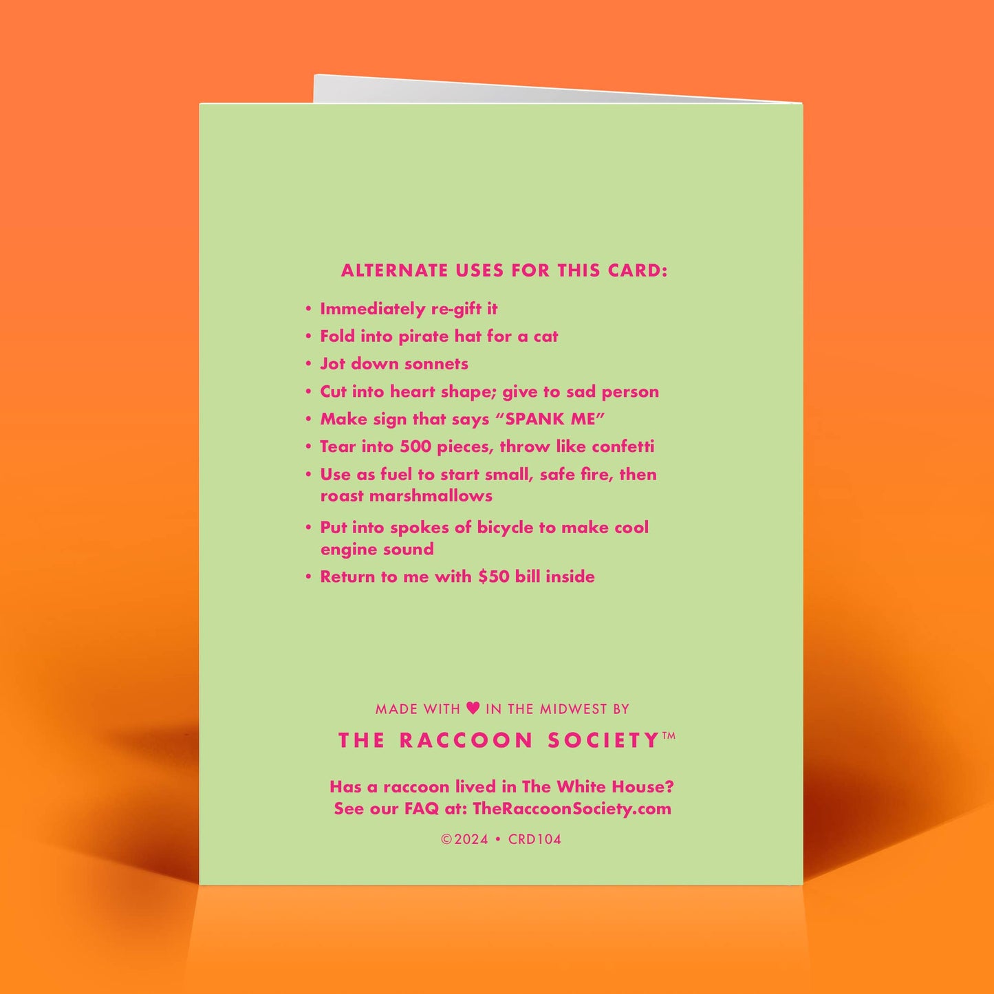 Funny Birthday Card – CHERISH THIS DAY – Retro Humor