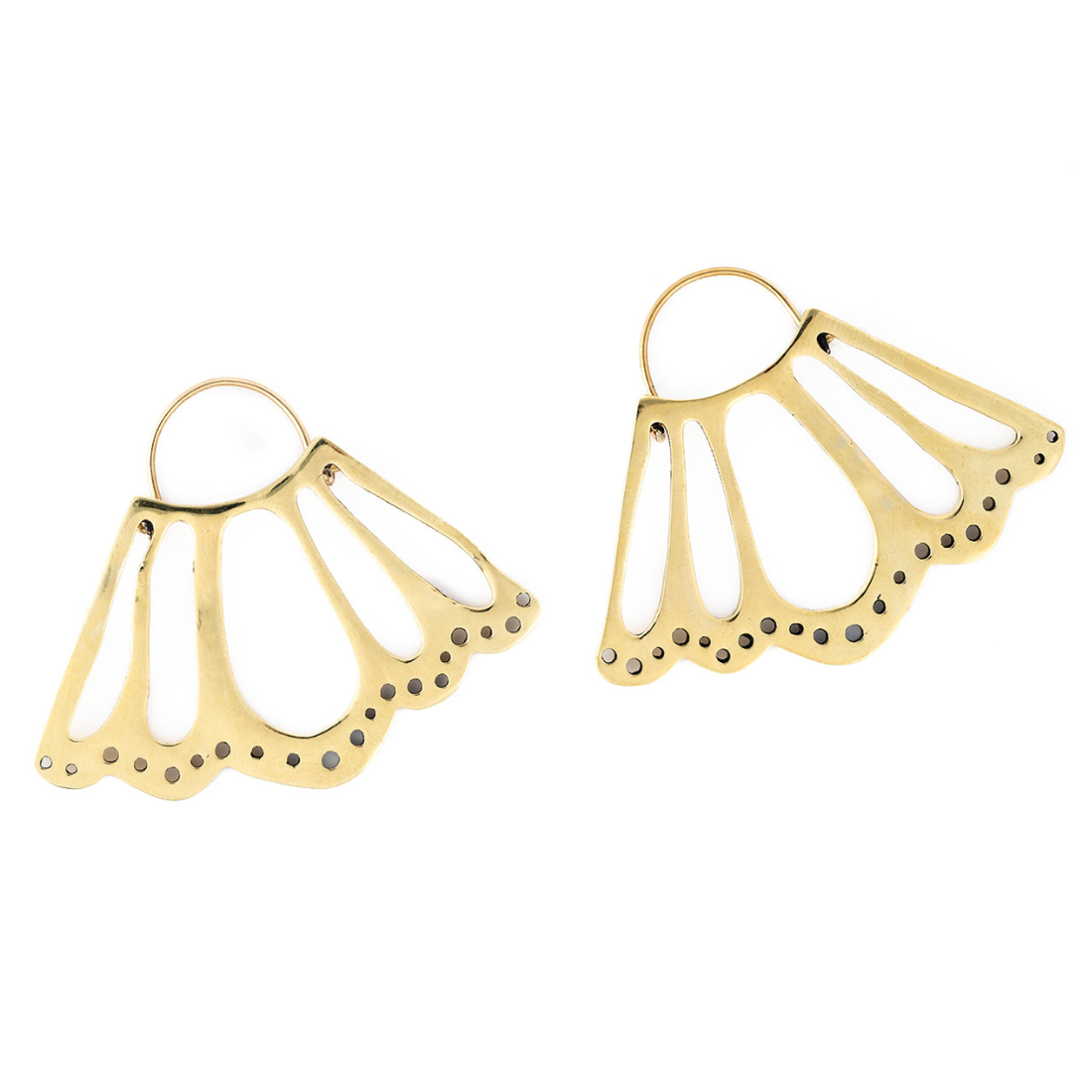 Lucinda Brass Earrings