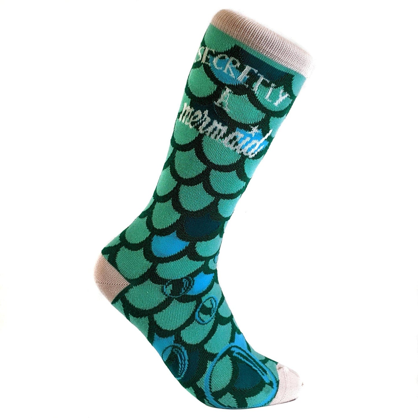 Womens Secretly A Mermaid Socks Cute Sock for Women Fun
