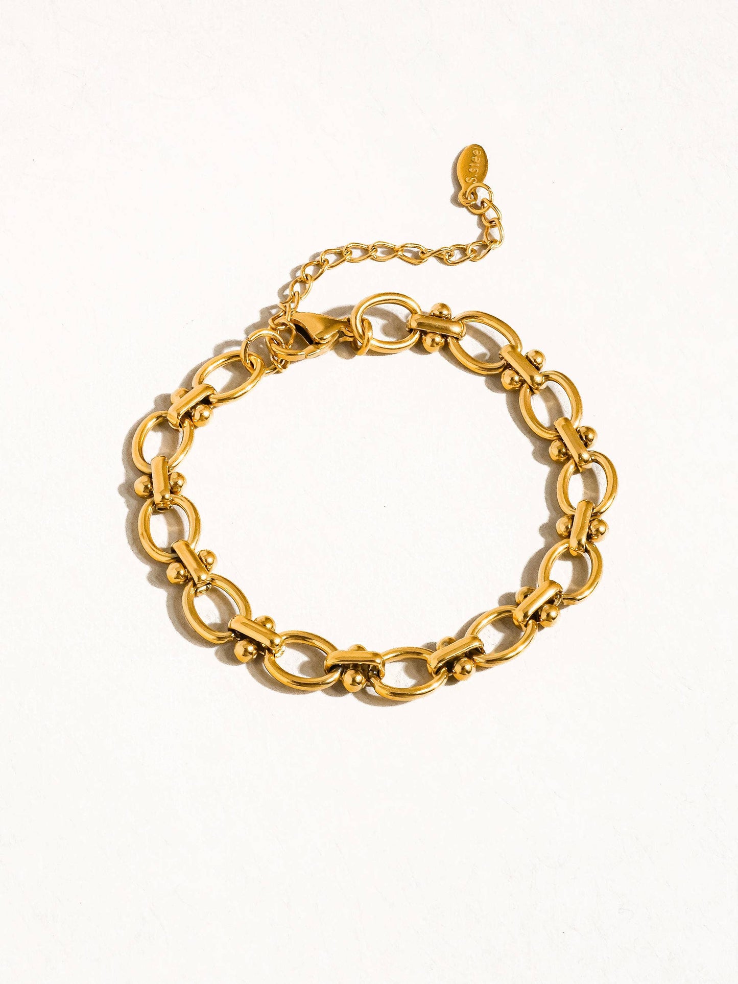 Dawson 18K Gold Non-Tarnish Braided Chain Bracelet