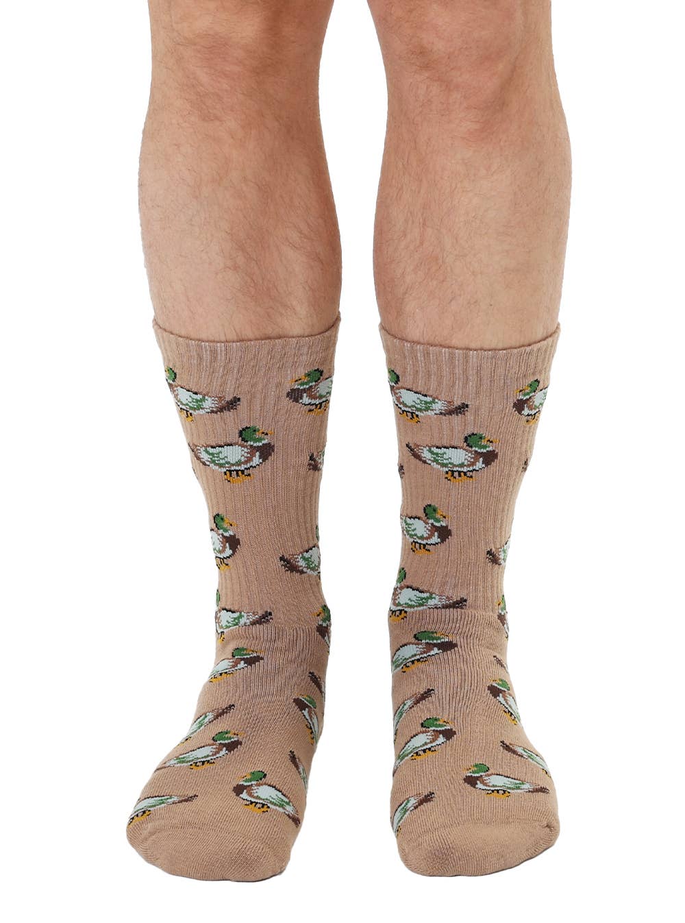 Classic Crew Socks - Men's Collection - Duck Season - Brown