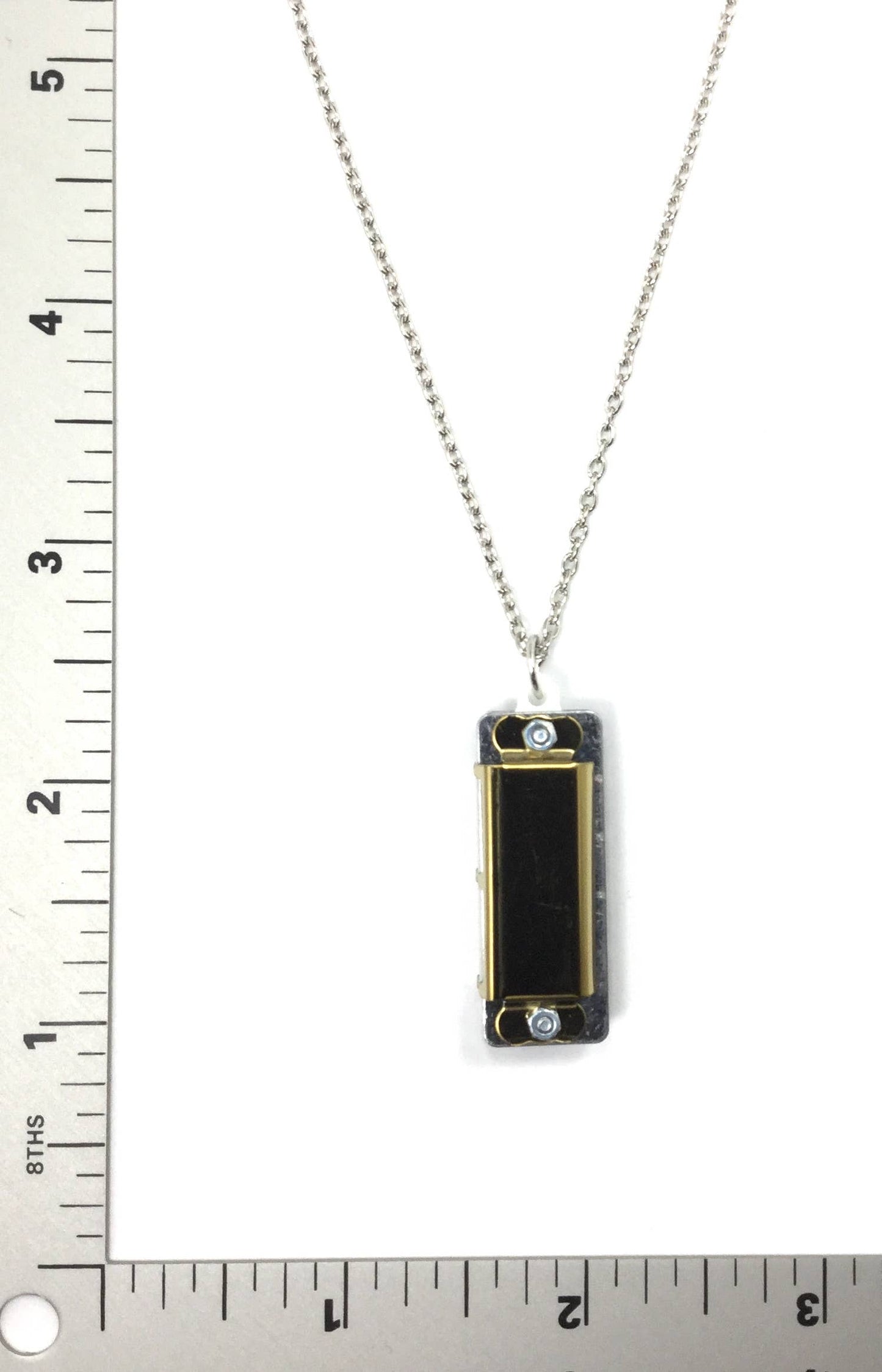 Harmonica Pendant Necklace