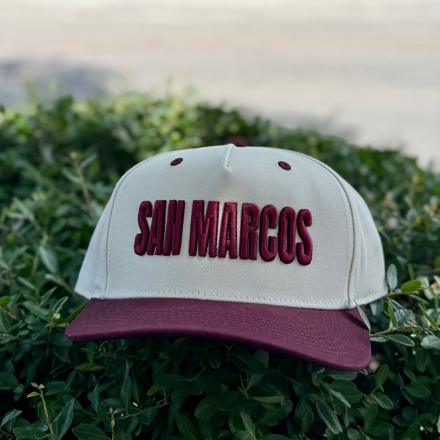 San Marcos two-tone twill hat