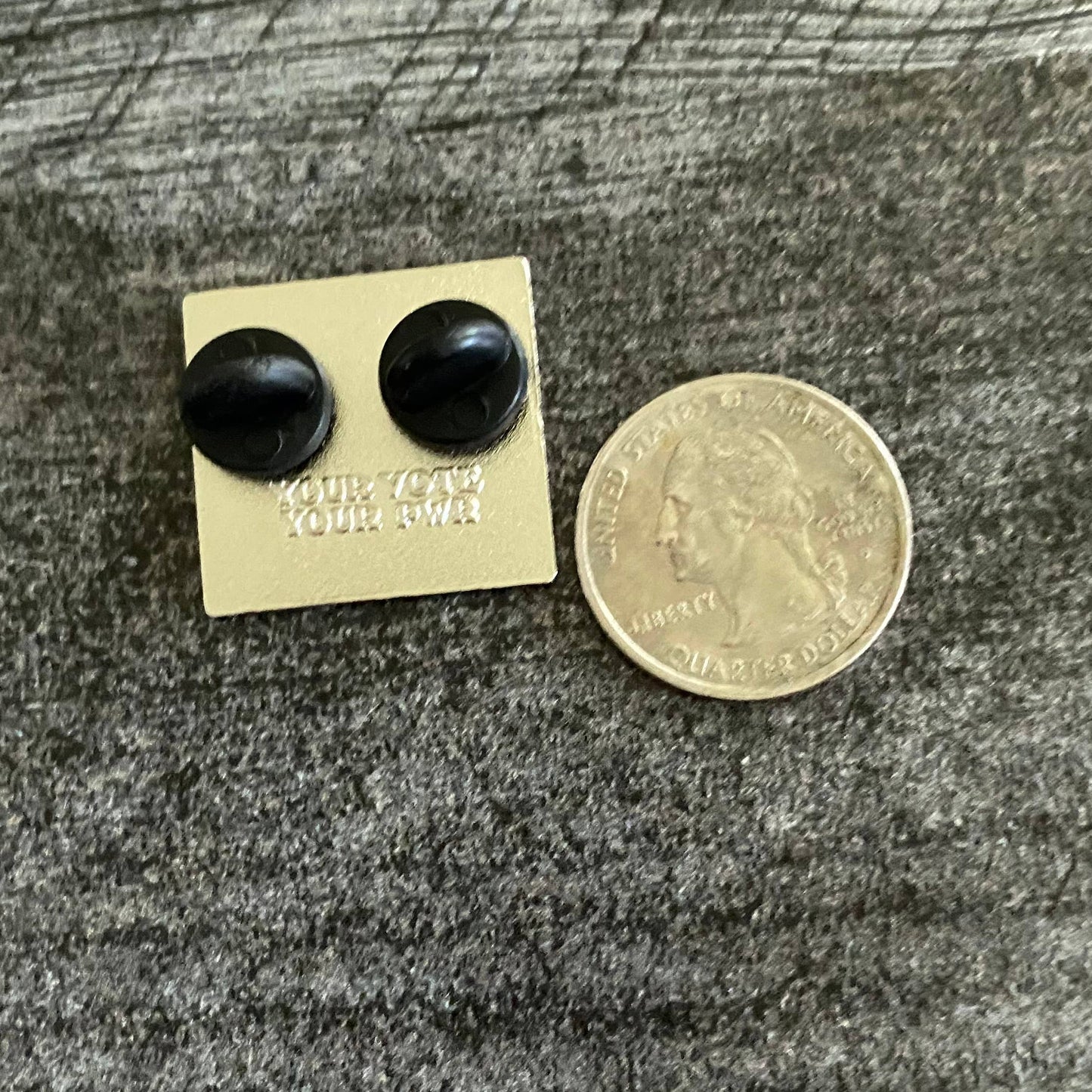 Your Vote Your Power Enamel Lapel Pin