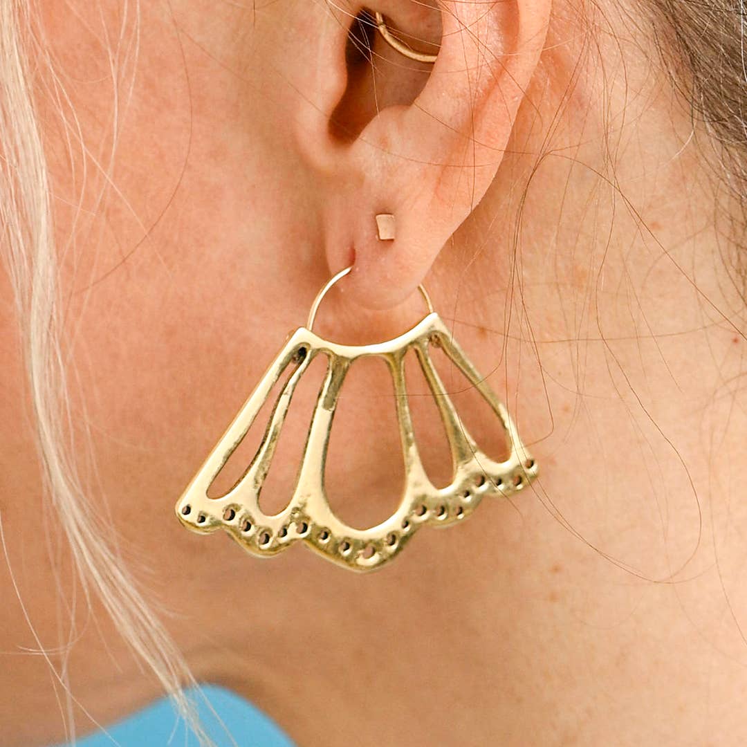 Lucinda Brass Earrings