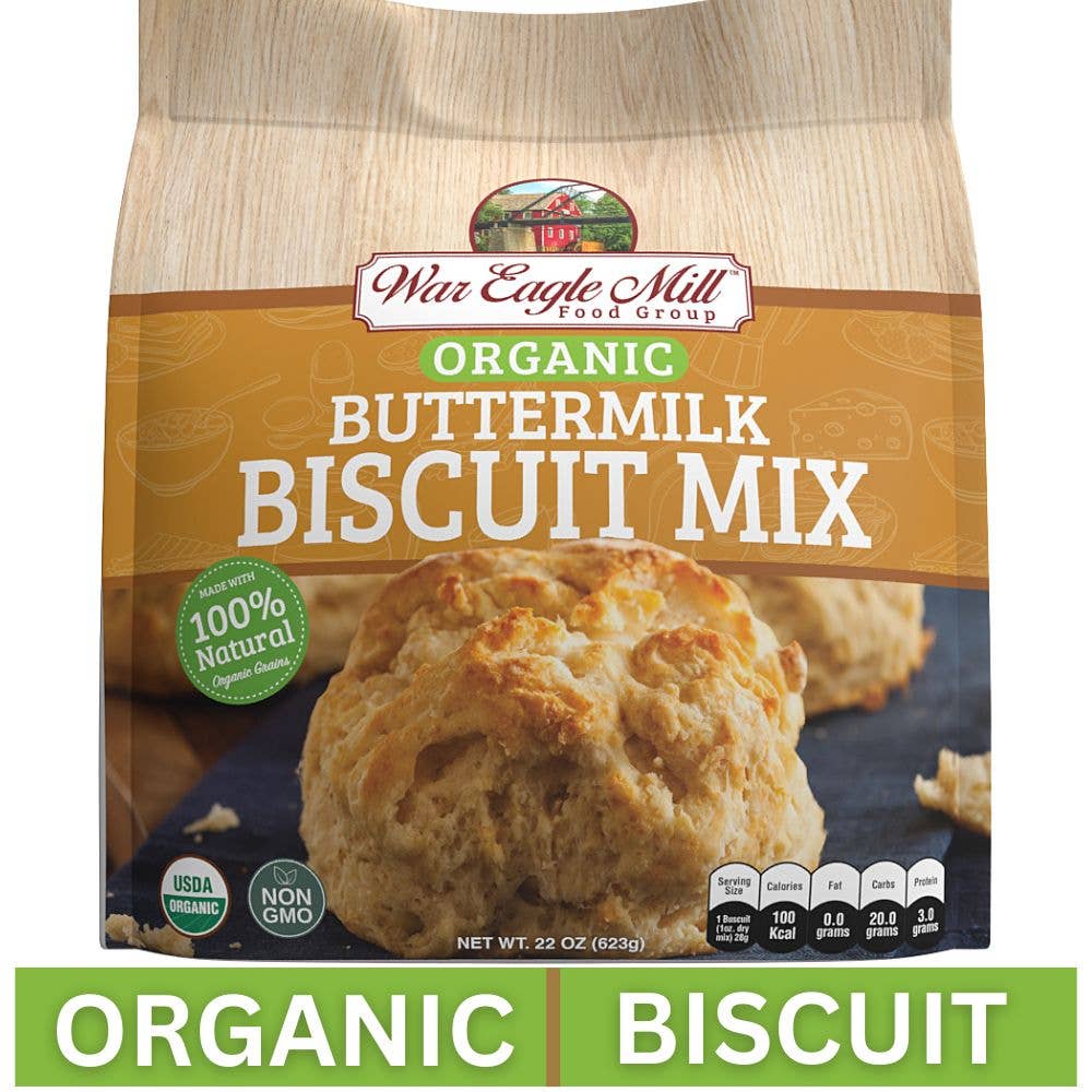 Buttermilk Biscuit Mix, Organic 22 oz. Bag
