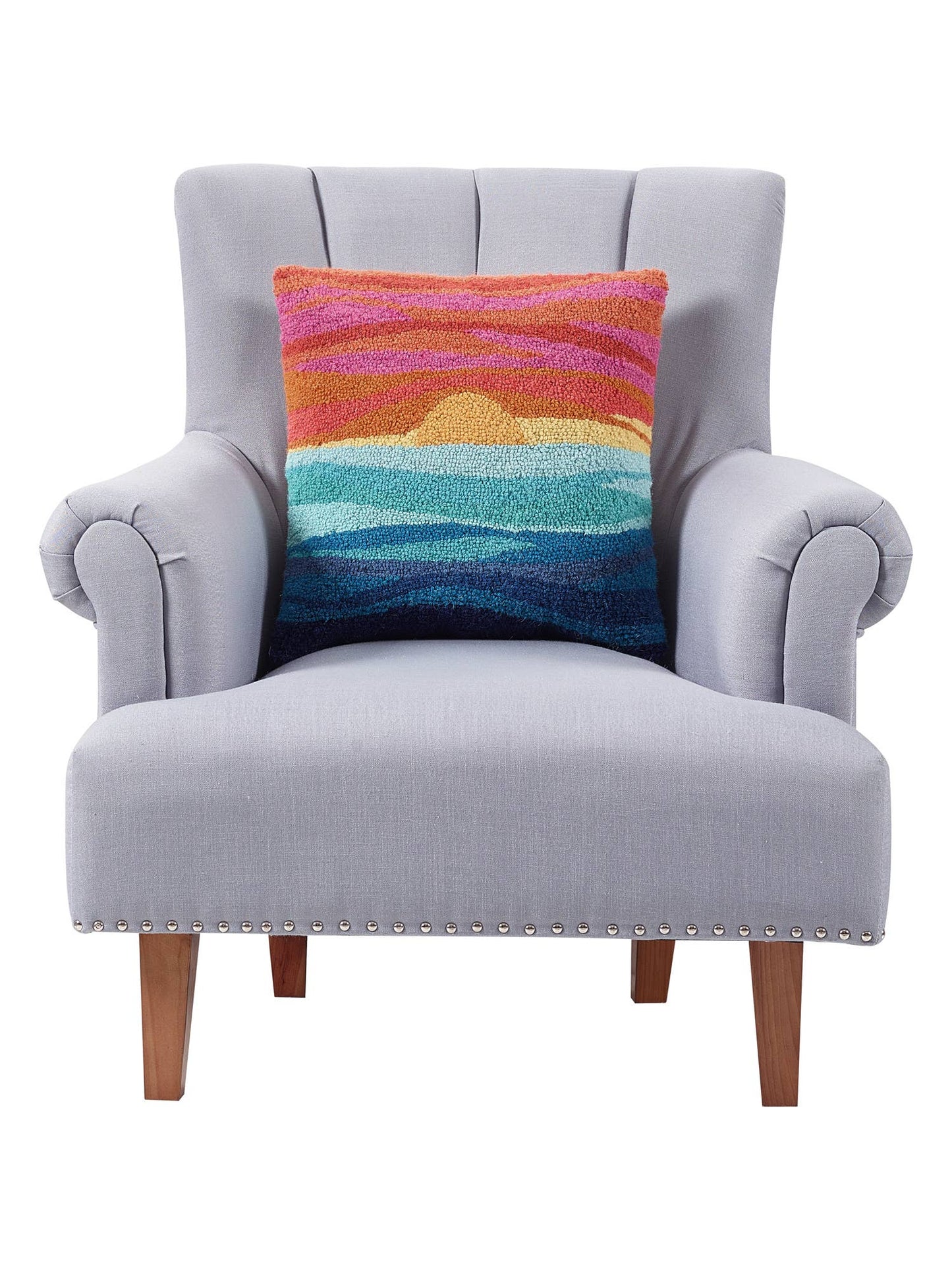Sunset Hook Pillow-Orange
