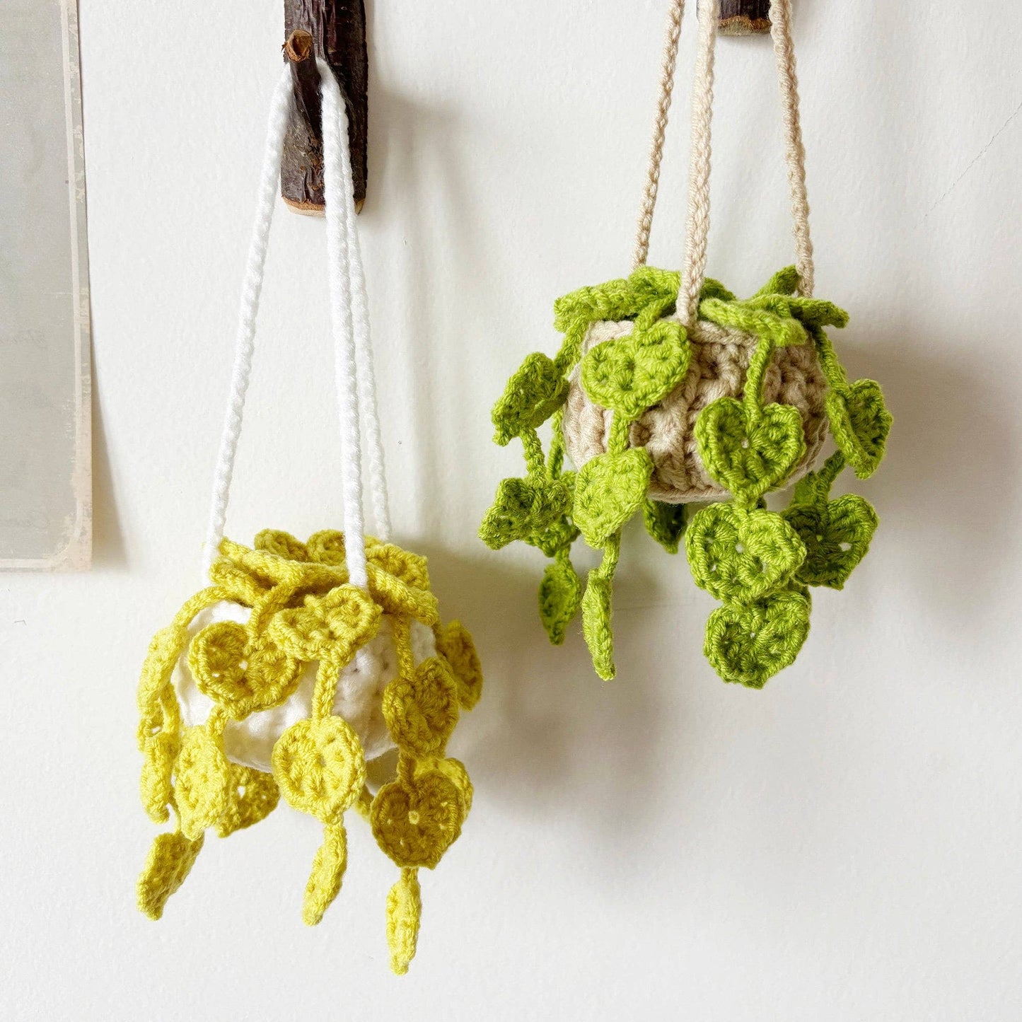 Crochet Flower Plant Fruit, Wall Hanging Home Decor