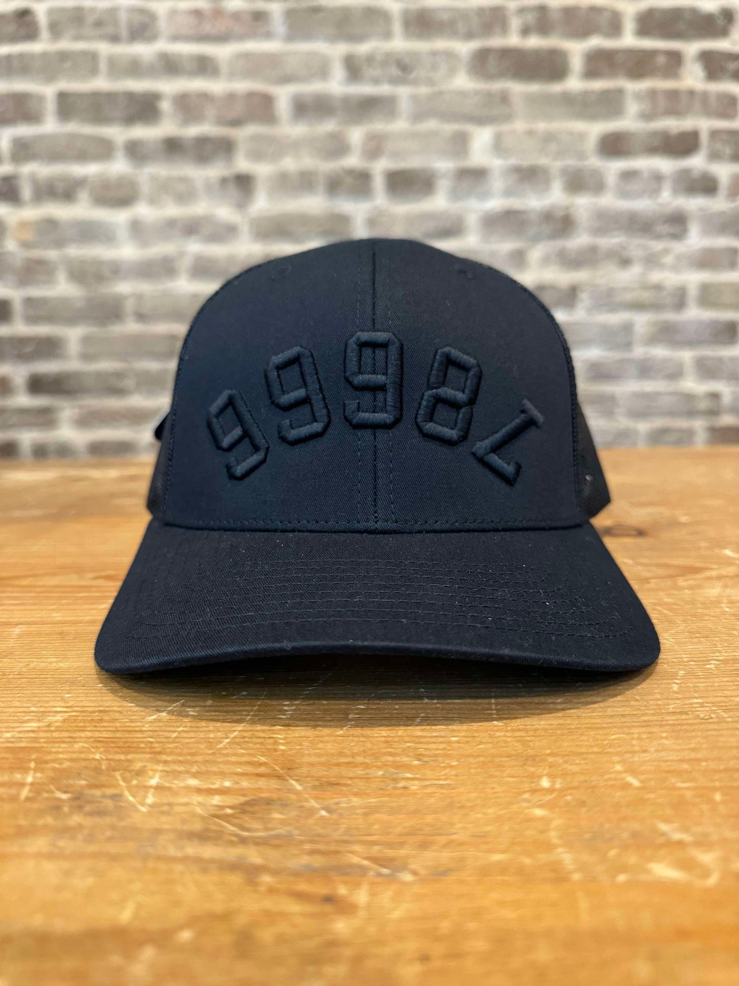 78666 All Black Trucker Hat