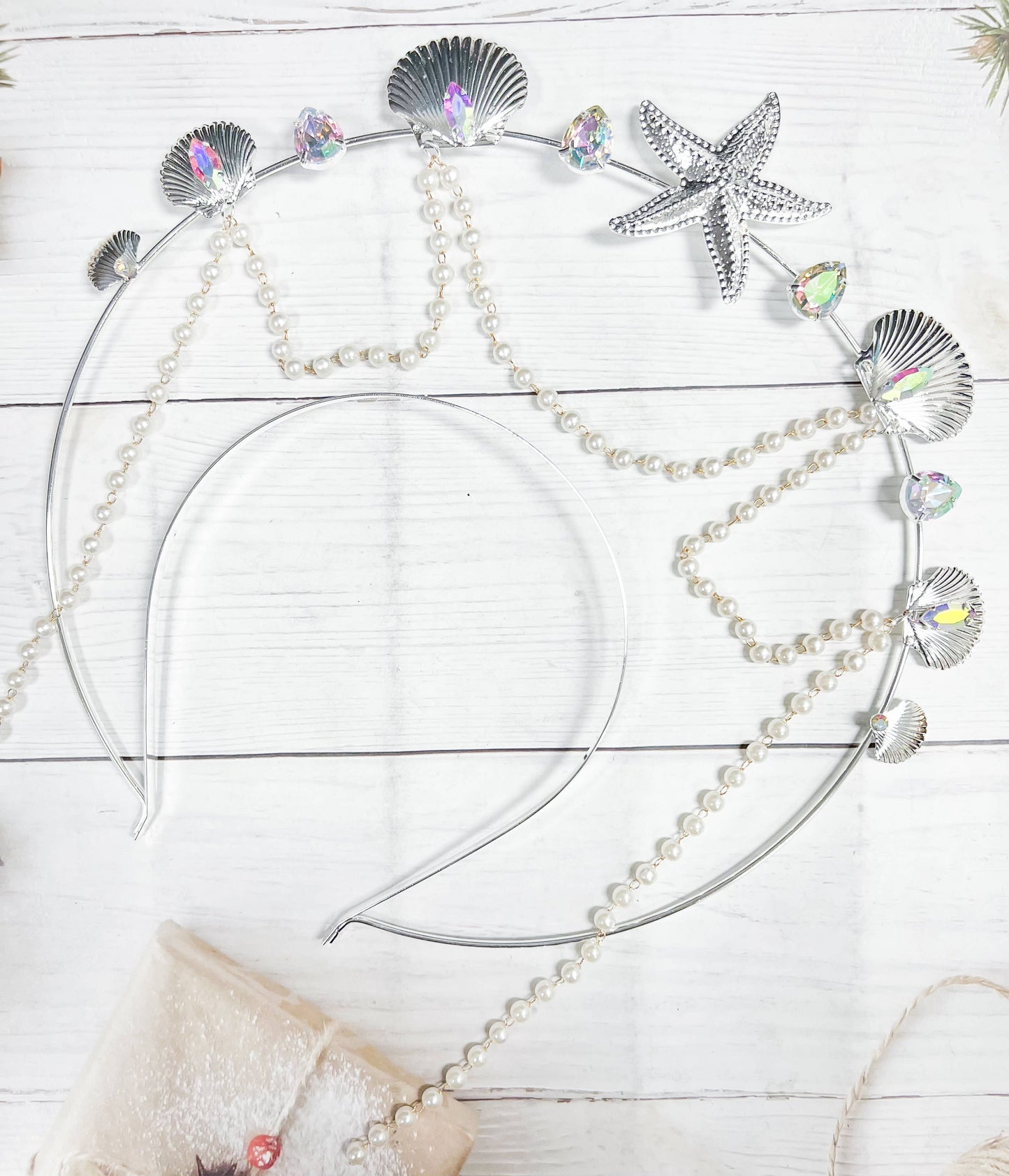 Mermaid Halo Crown, Seashell Halo Crown, Starfish Halo Crown