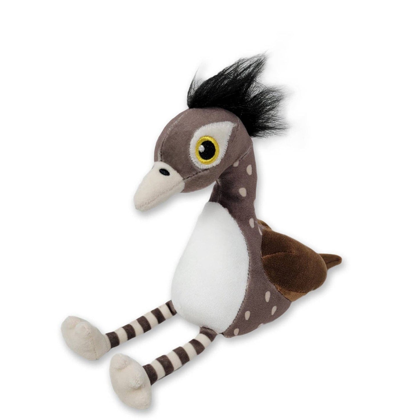Squishy Roadrunner Plush Animal Sitting 6" Tall