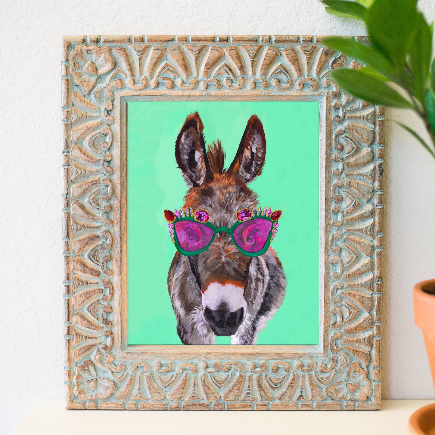 Funky Donkey art print