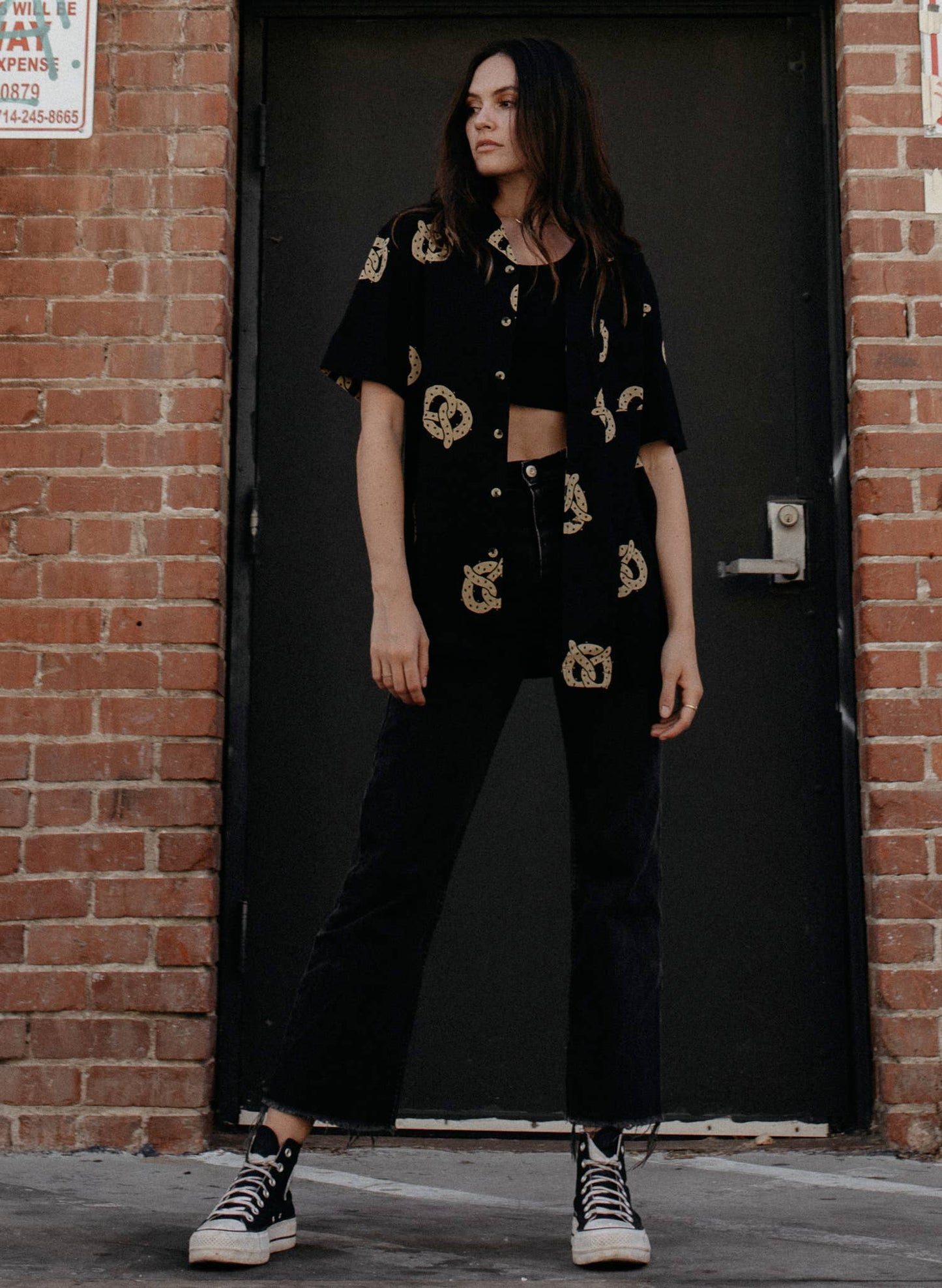 Don't Get It Twisted Pretzel Button Down Shirt Unisex
