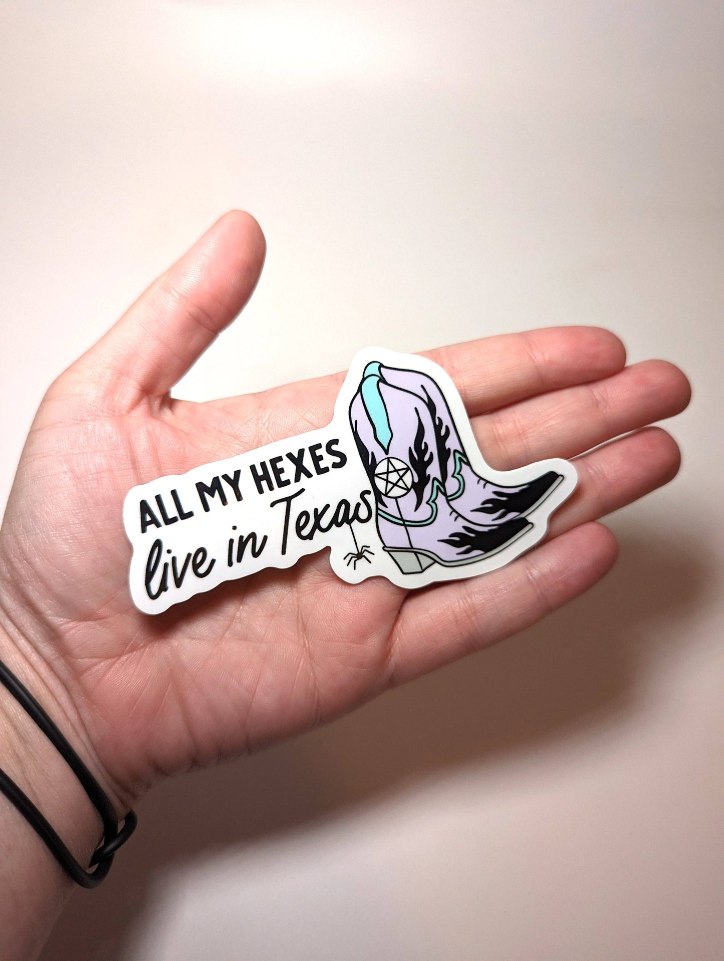 All My Hexes Live In Texas Sticker