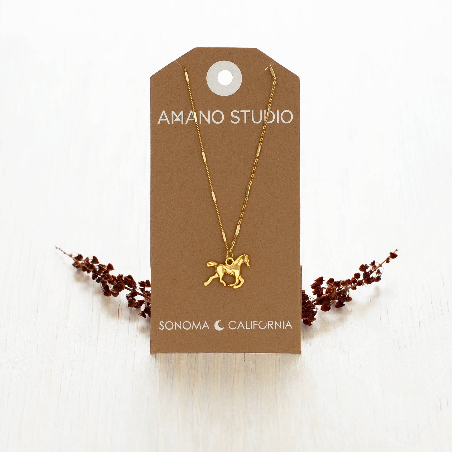 Year of the Horse Charm Necklace