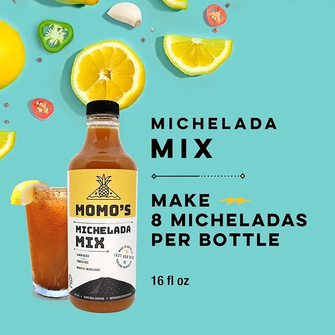 Momo's Michelada Mix -16 Ounce - 8+ Servings