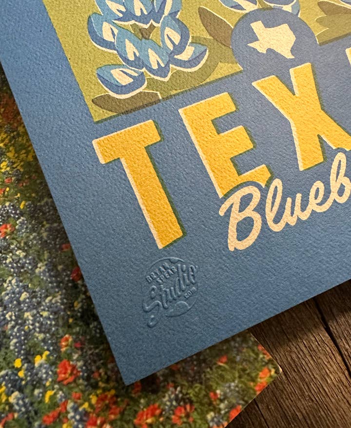 Texas Bluebonnets Print