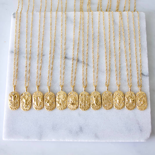 Zodiac Sign Necklaces Con.