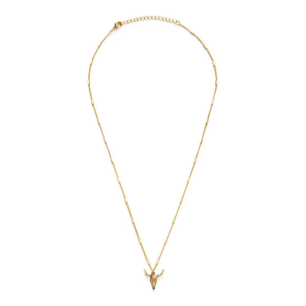 Longhorn Skull Necklace