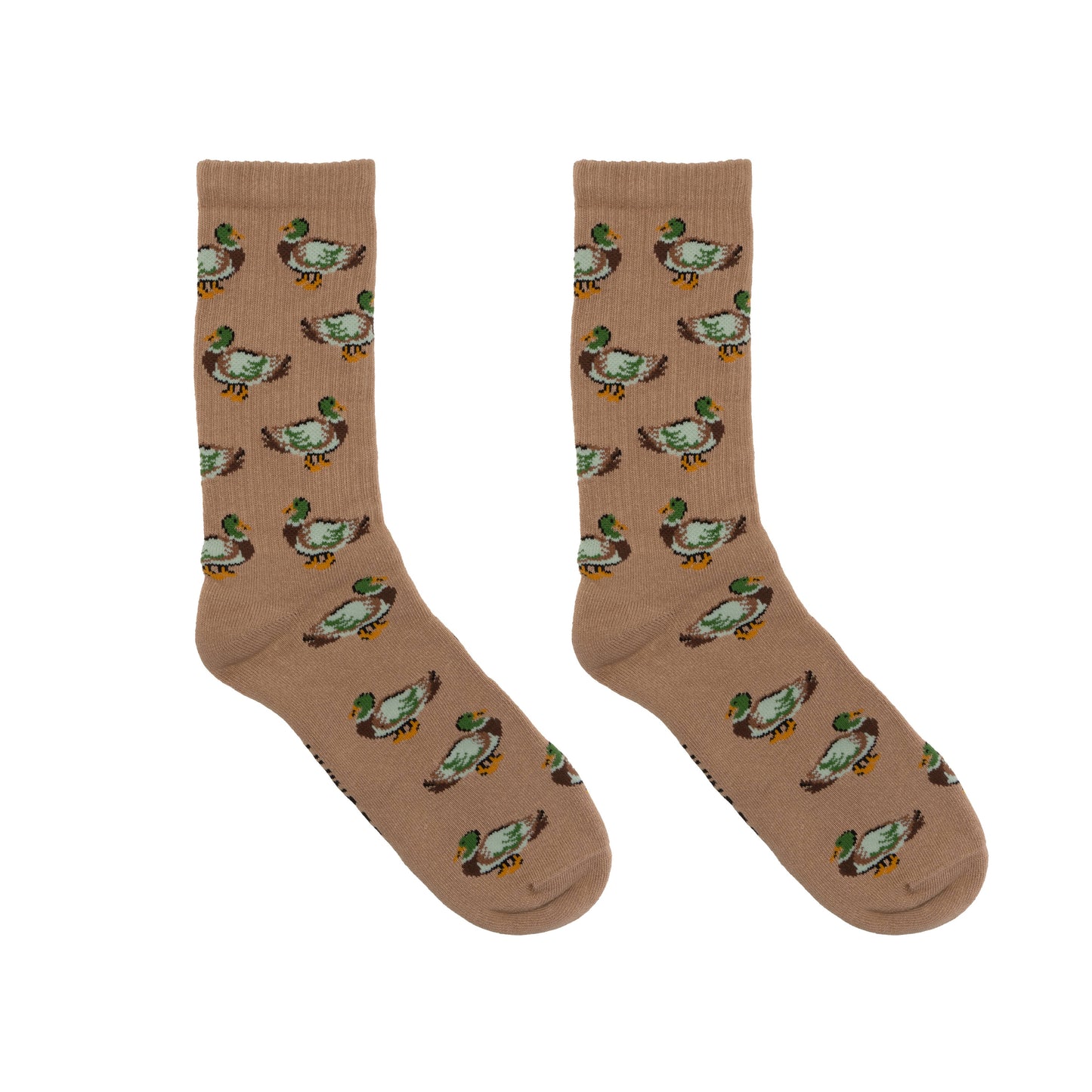 Classic Crew Socks - Men's Collection - Duck Season - Brown