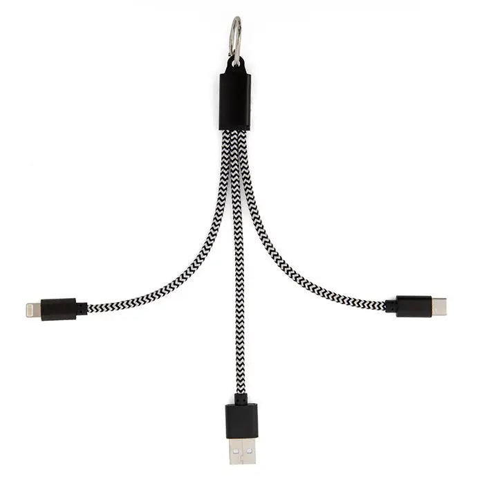 3-in-1 Charging Keyring