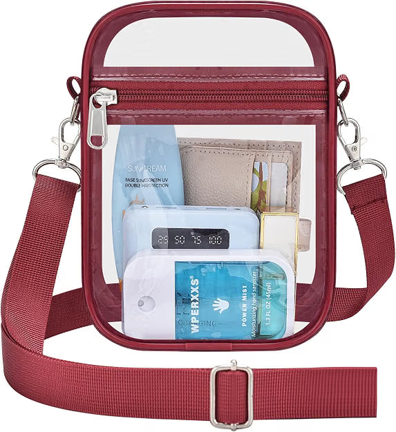 Stadium Clear North South Crossbody Bag