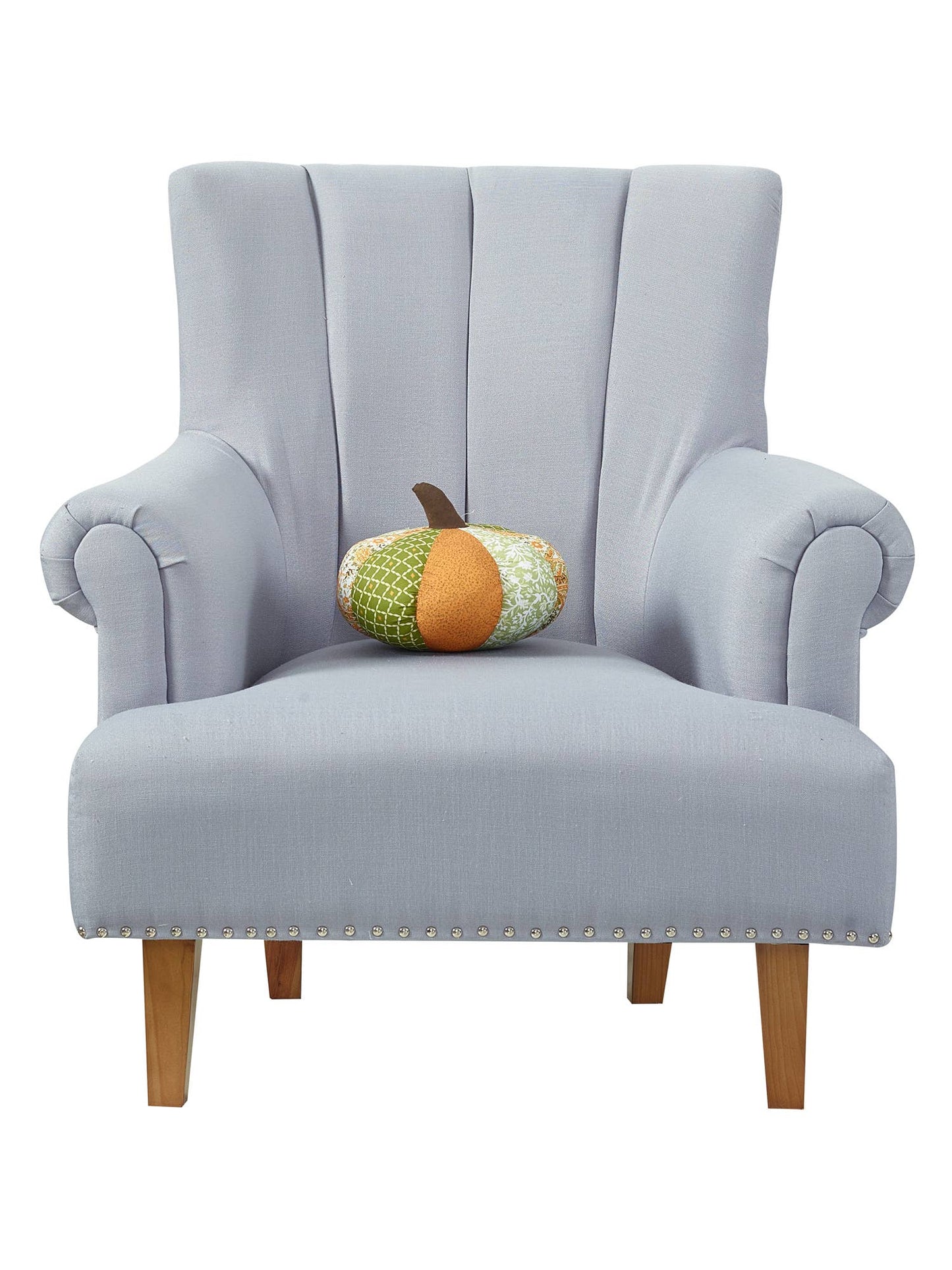 Shaped Patchwork Pumpkin Pillow