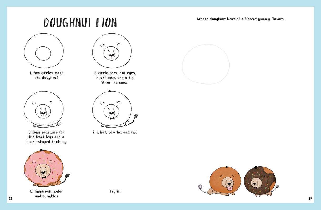 How to Draw a Mermaid and Other Cute Creatures with Simple Shapes in 5 Steps by Lulu Mayo