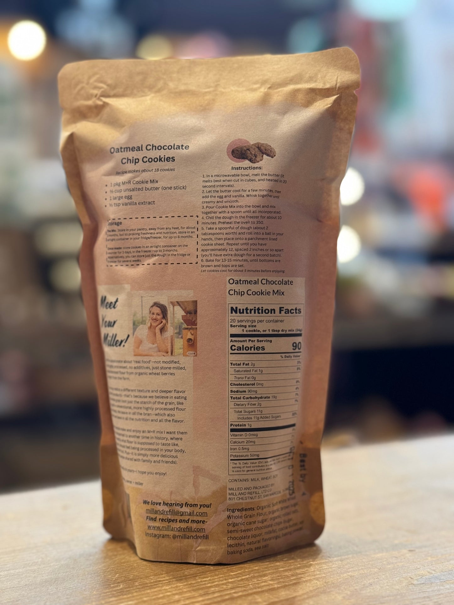 Oatmeal Chocolate Chip Cookie Mix