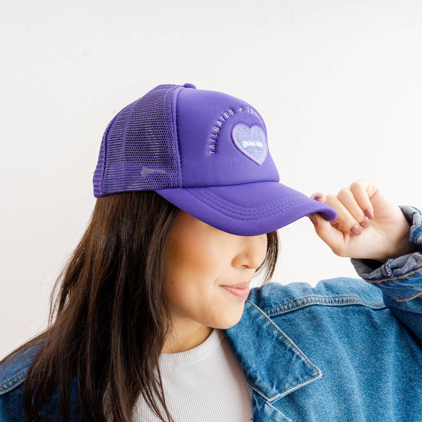 Game Day Trucker Hat - Purple