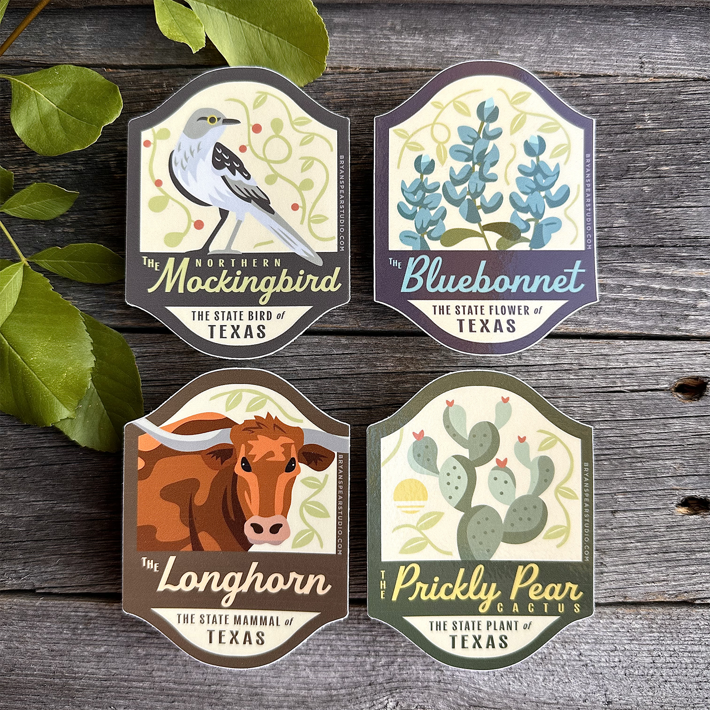 Texas Symbols Sticker: The Longhorn