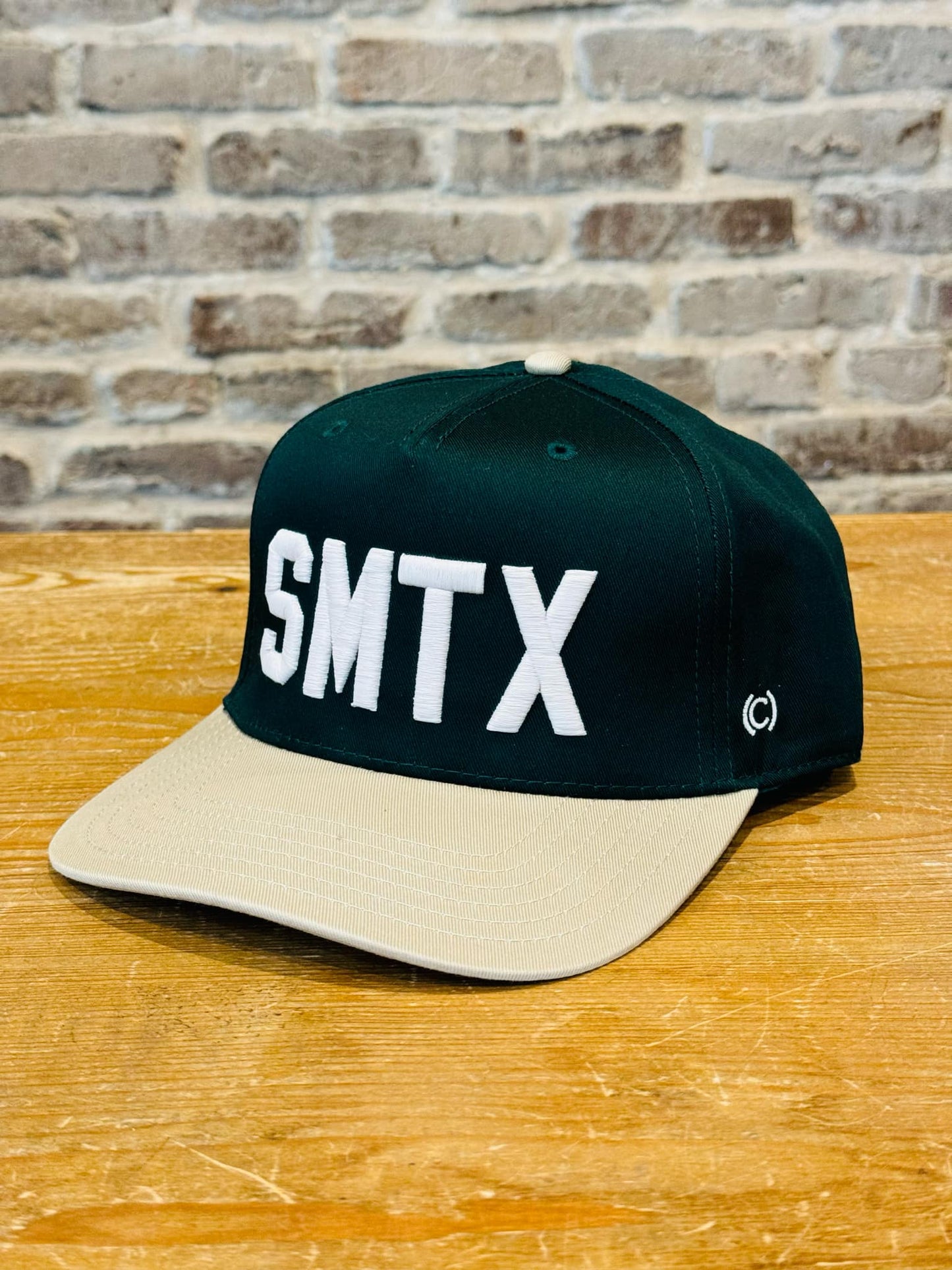 "SMTX" Vintage Two-Tone Hats