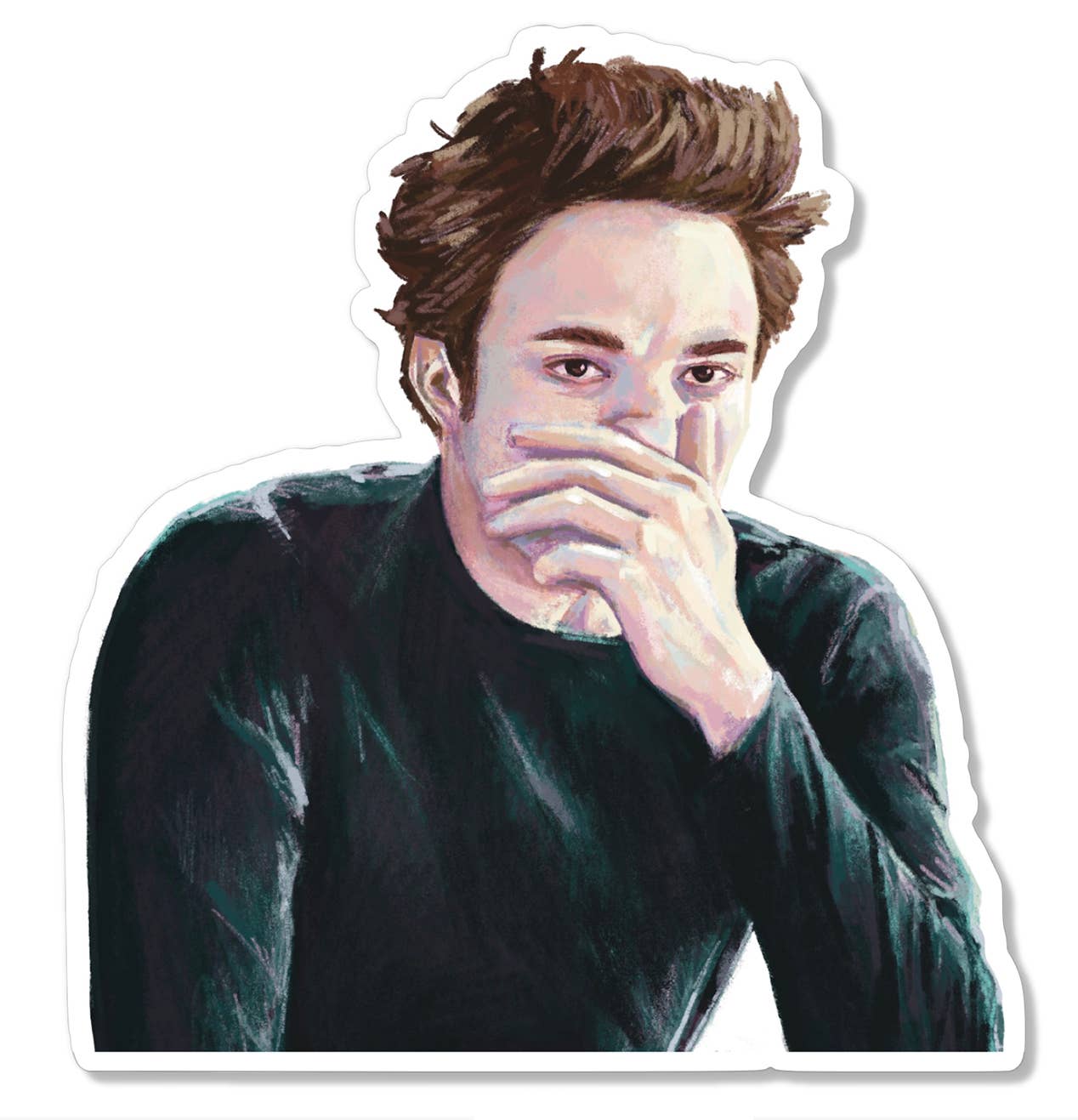 Edward Cullen Twilight (Glitter) Sticker