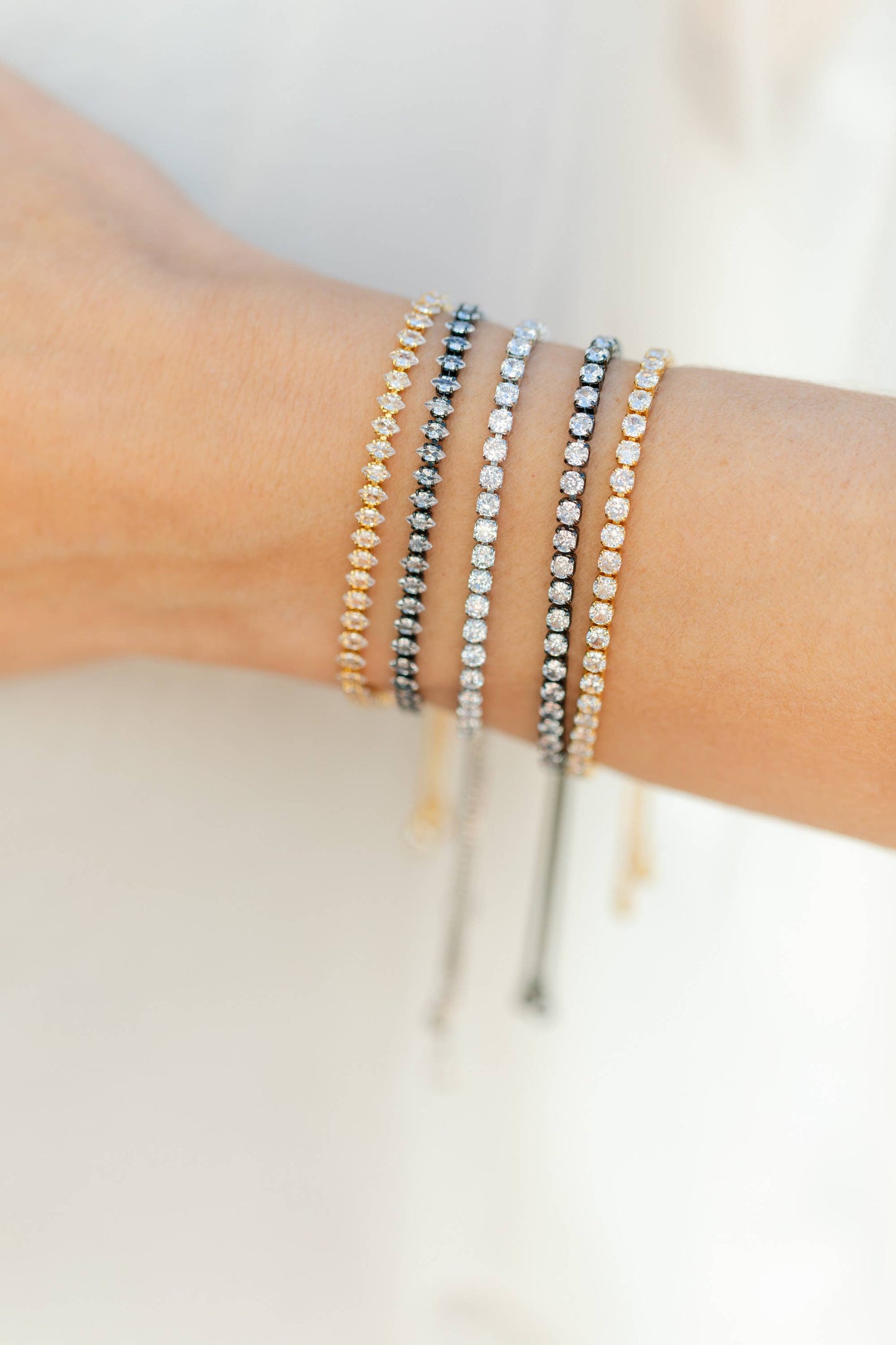 Pulley Tennis Bracelet - 3mm
