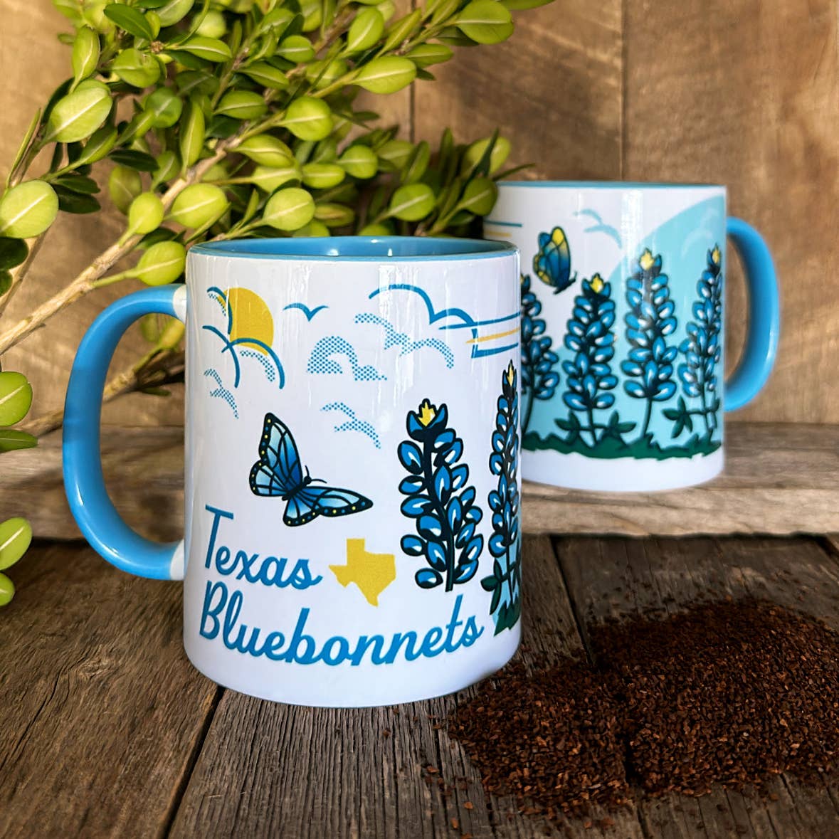 Texas Bluebonnets Ceramic Mug