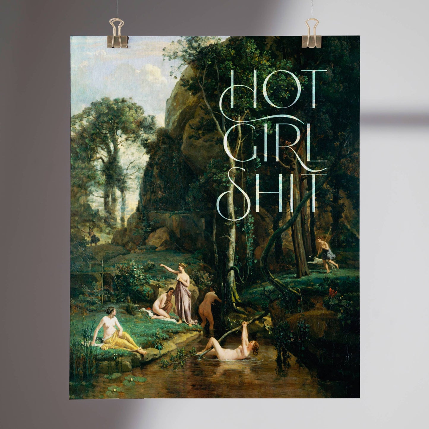 Hot Girl Shit Altered Classic Art Print