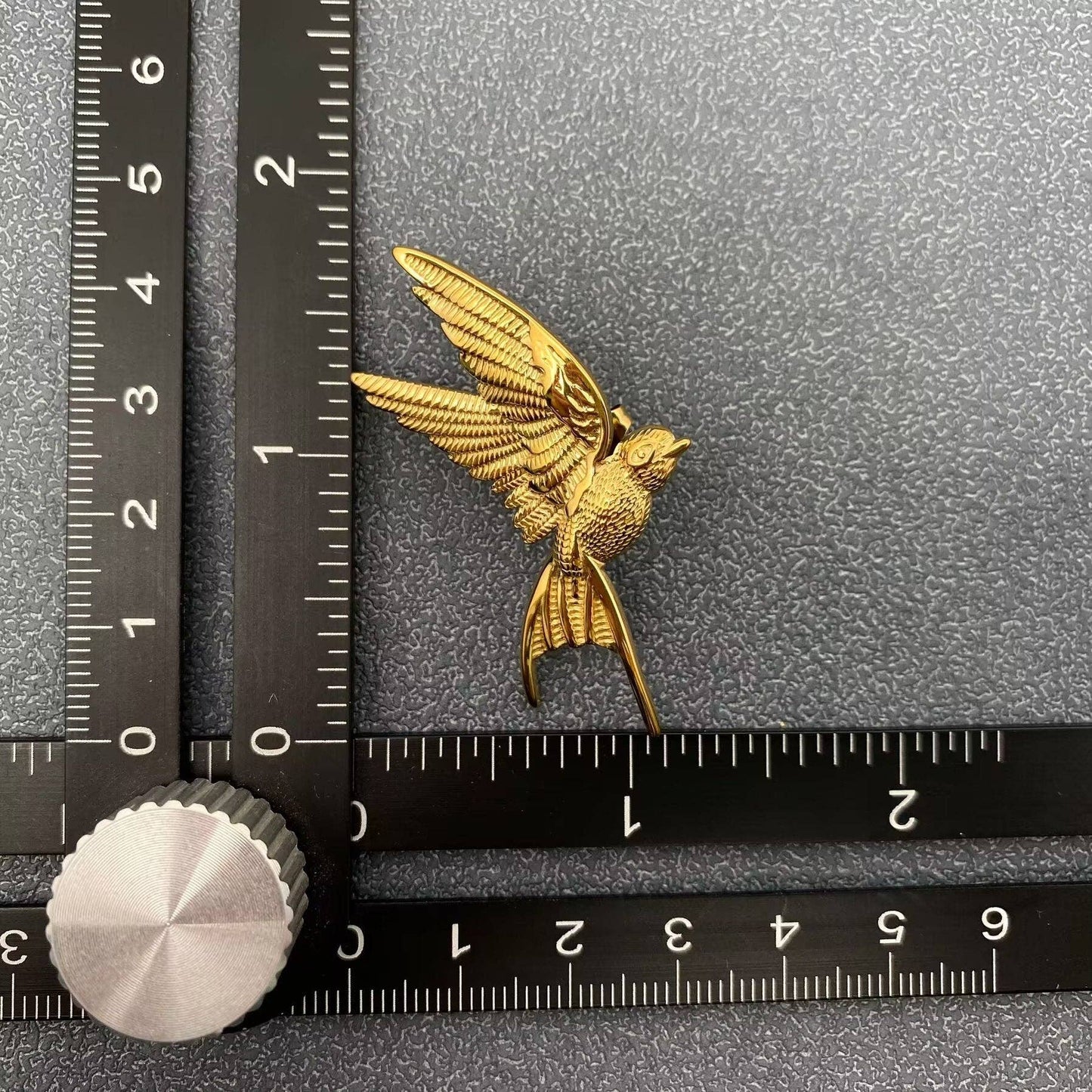18K Gold Plated Stainless Steel Bird Stud Earrings