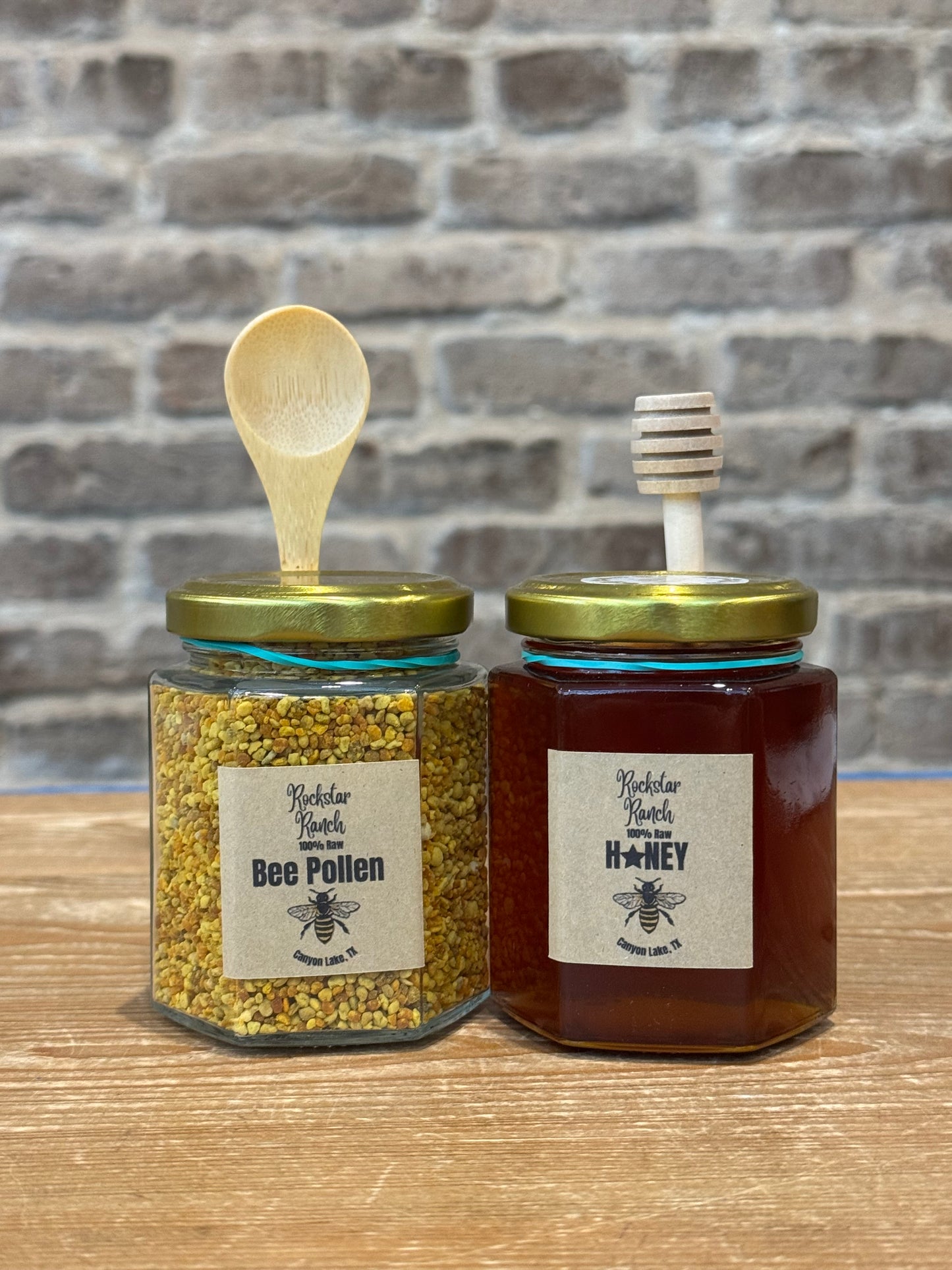 Rockstar Honey & Bee Pollen Set - 6 oz each