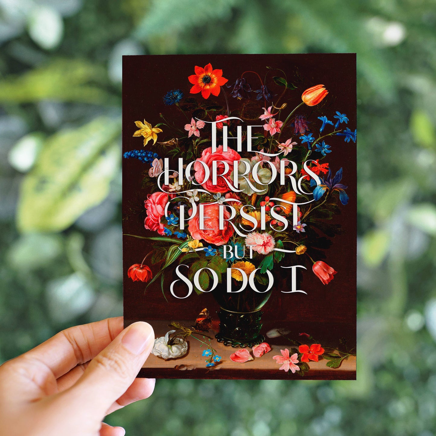 The Horrors Persist - Greeting Card