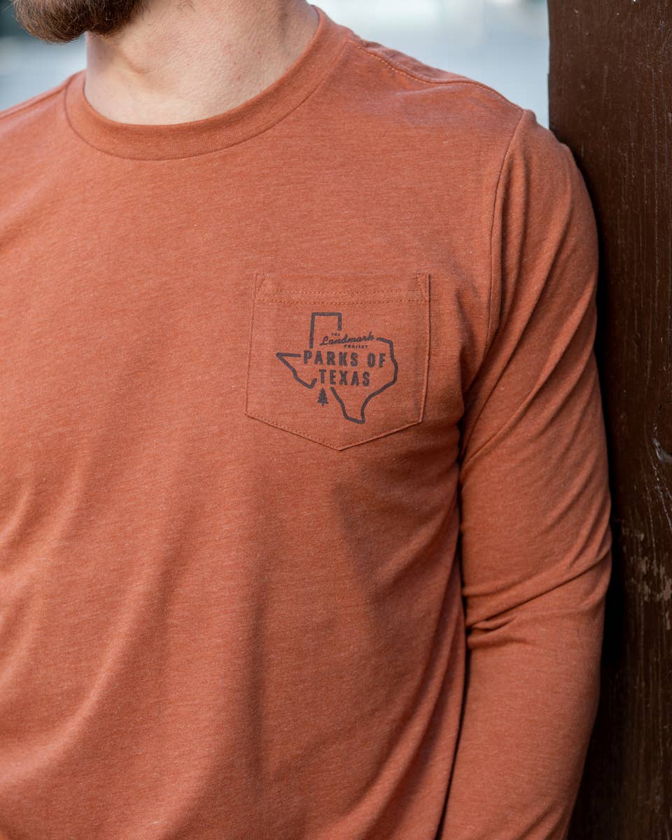 Explore Texas Long Sleeve Pocket Tee