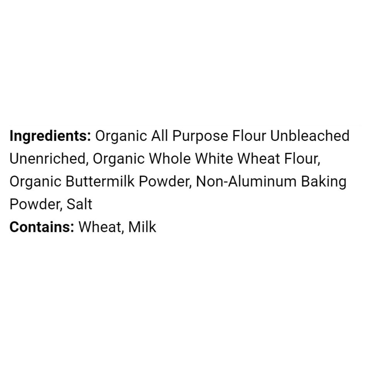 Buttermilk Biscuit Mix, Organic 22 oz. Bag