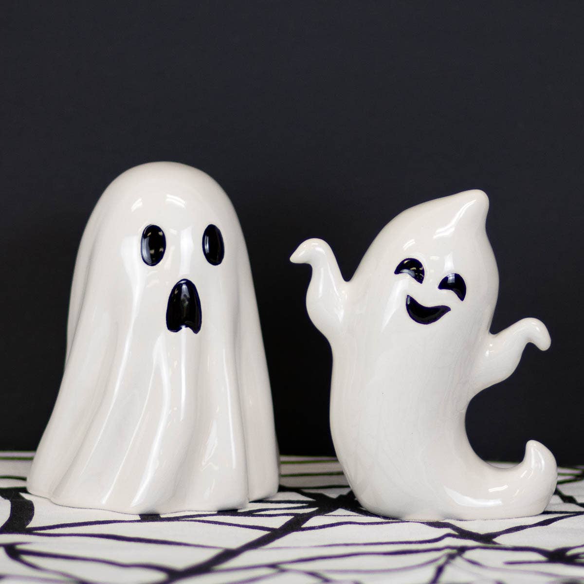Casper Ghost Décor White/Black 5"