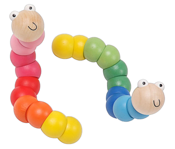 Wooden Twisty Worm
